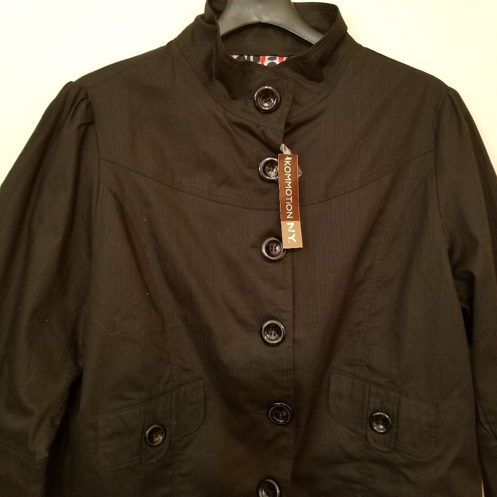 NWT Kommotion NY Black Jacket